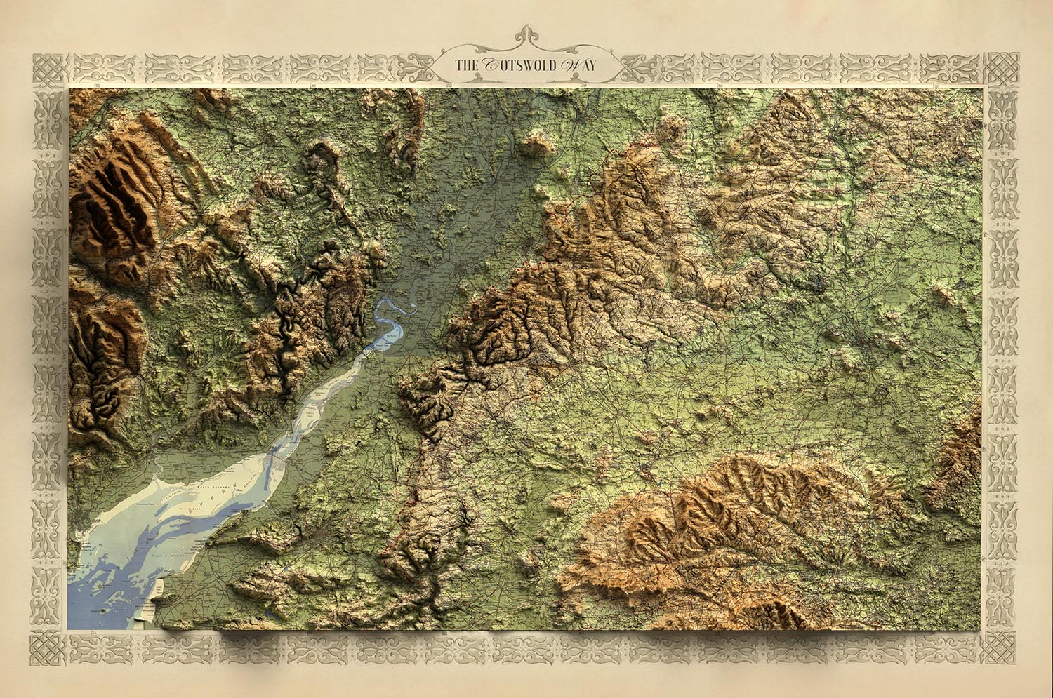Image showing the difference between an Original map and a map that has undergone the Unique 3D transformation