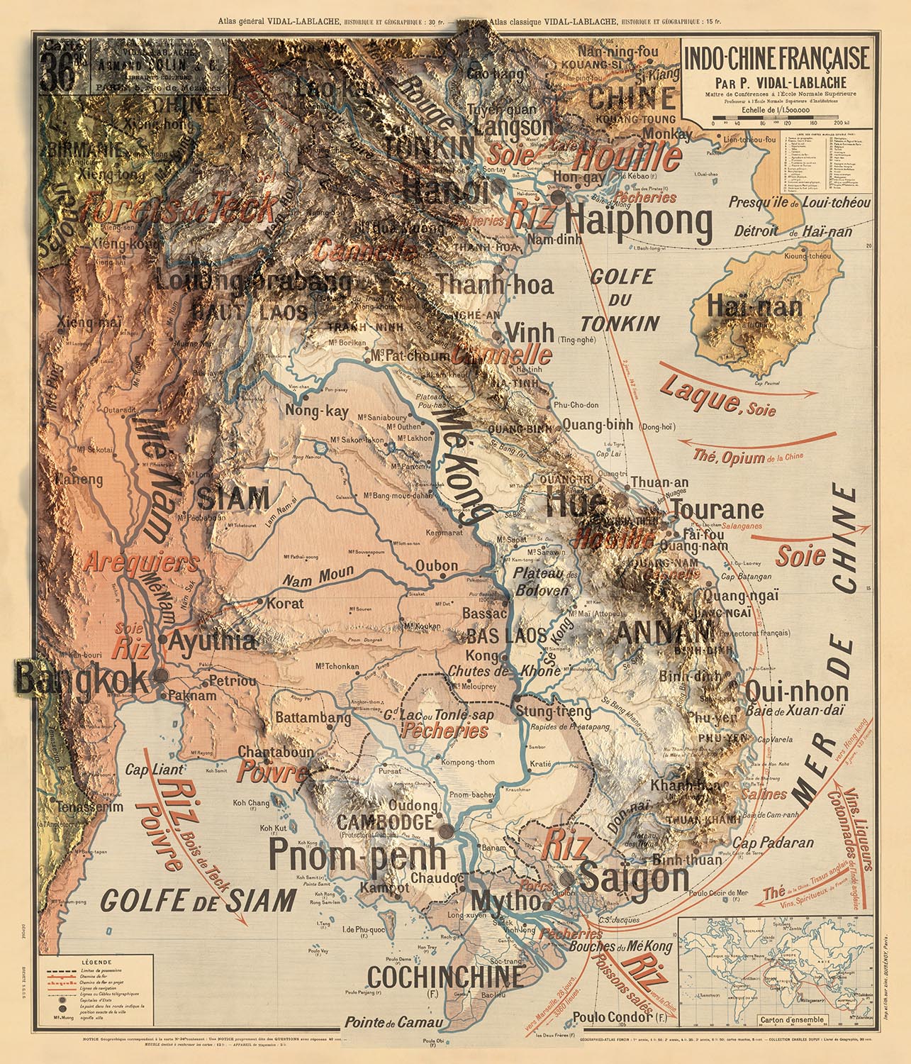Image showing the difference between an Original map and a map that has undergone the Unique 3D transformation