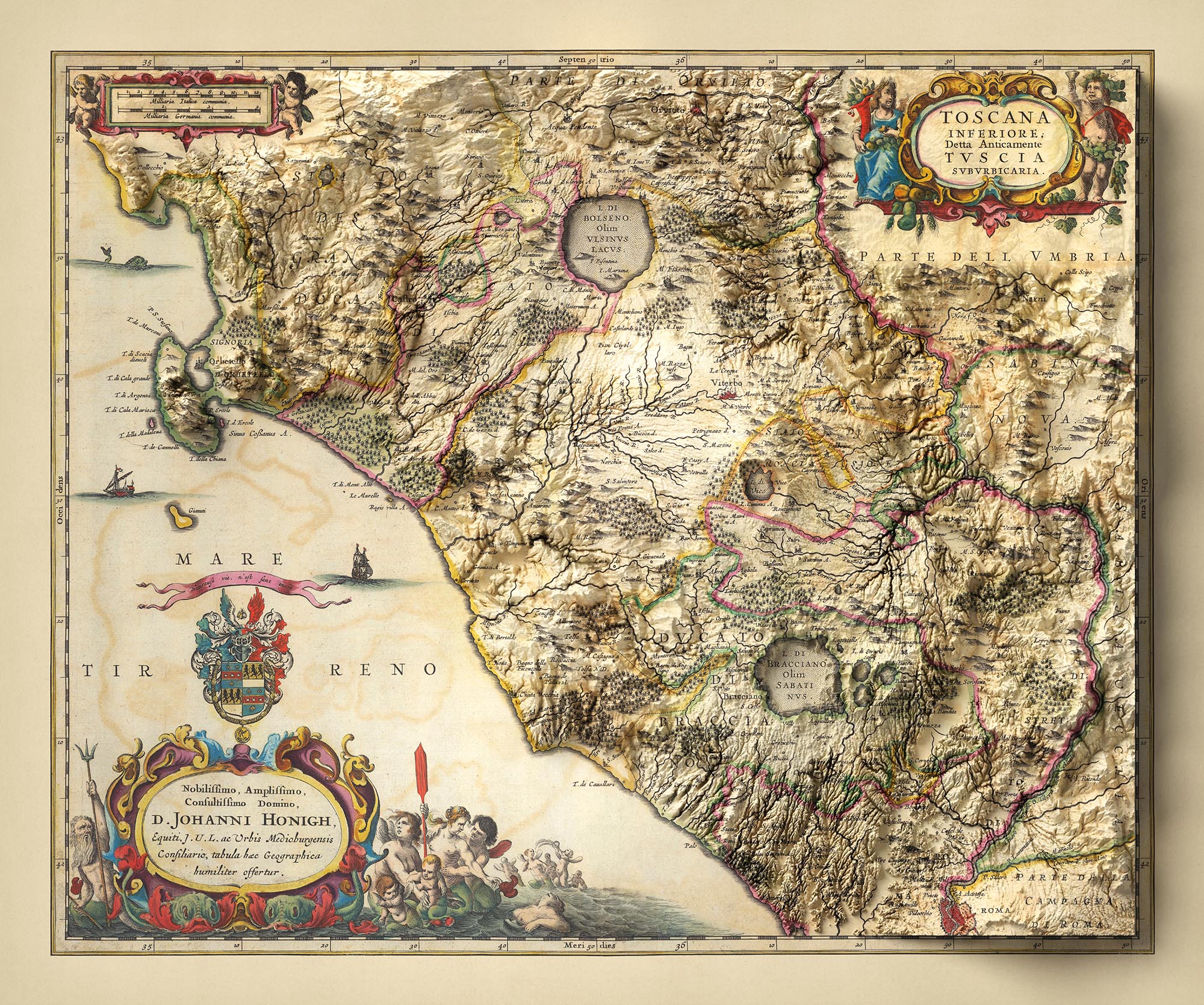 Image showing the difference between an Original map and a map that has undergone the Unique 3D transformation