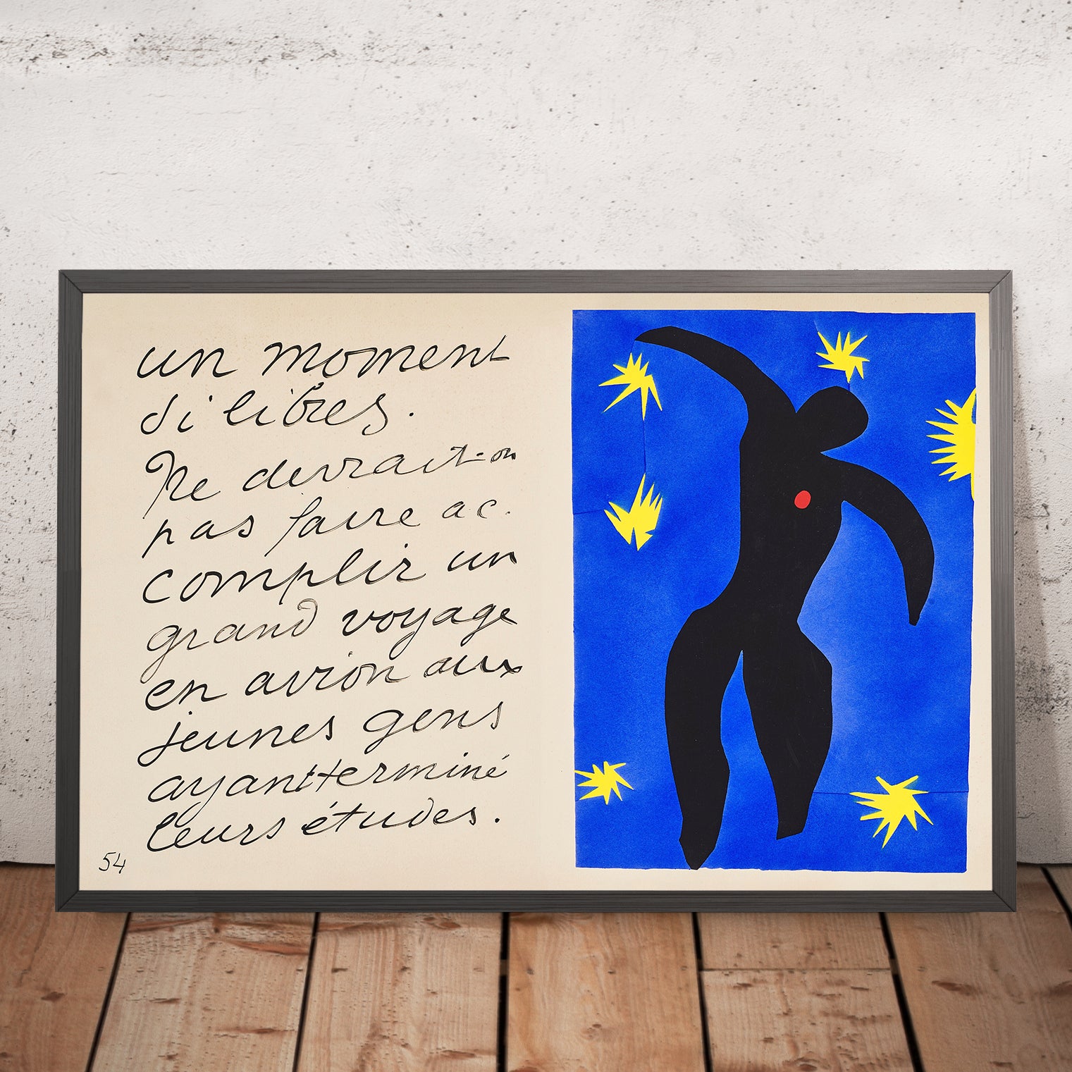 Vintage Matisse “Icarus (Jazz)” Color Plate Vintage Matisse “Icarus (Jazz)” Color Plate