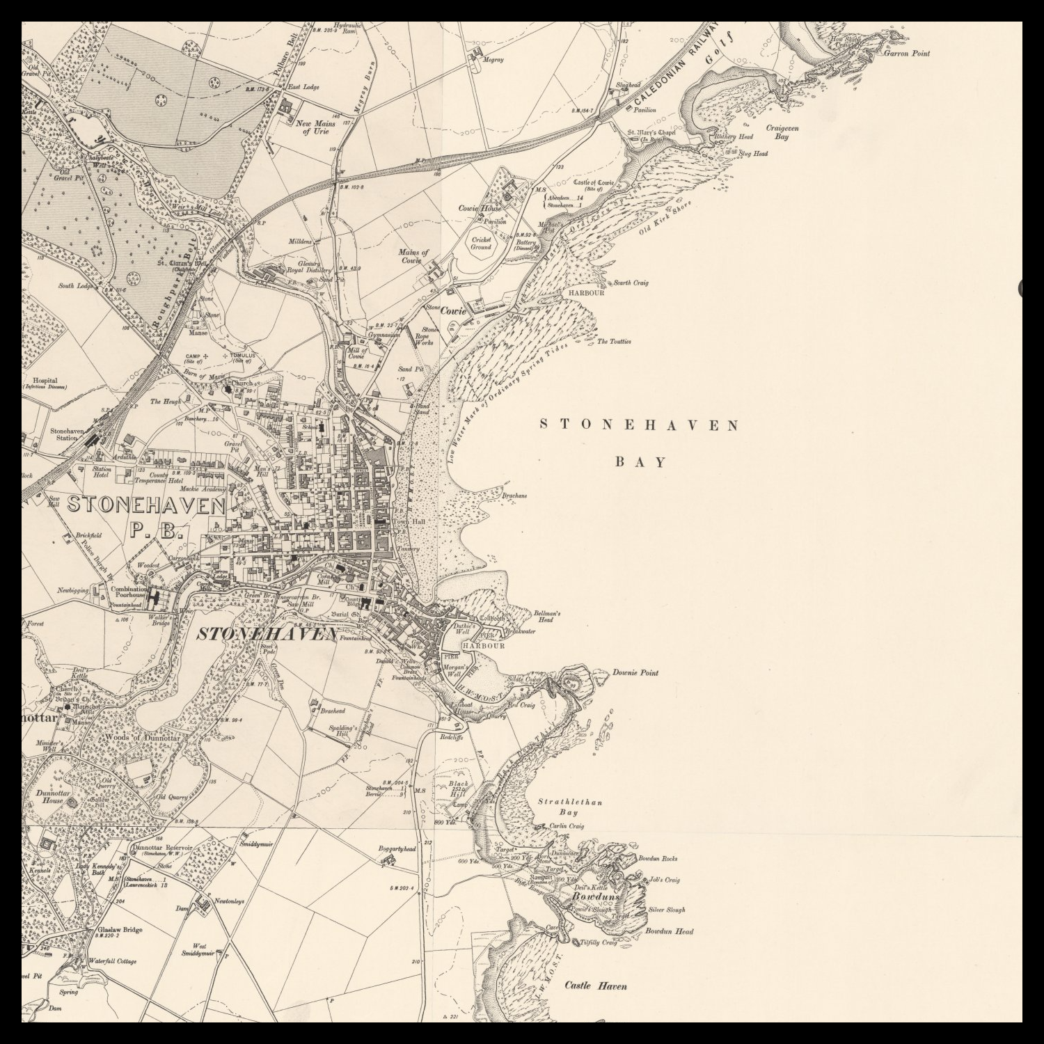 personalised-old-map-of-stonehaven-the-unique-maps-co