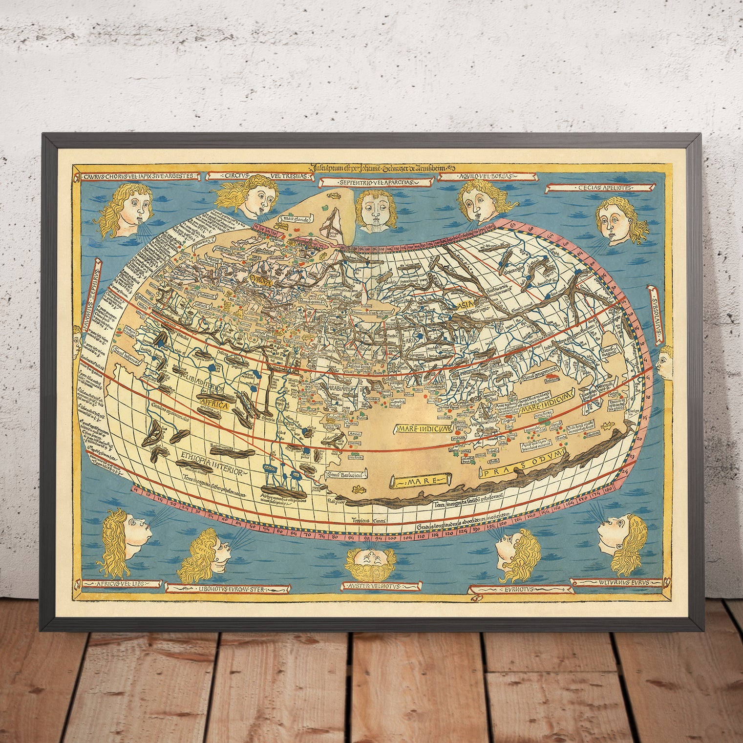 Mapa Antiguo Raro Del Mundo Por Ptolomeo 1486 Uno De Los Primeros At mapa-antiguo-raro-del-mundo-por-ptolomeo-1486-uno-de-los-primeros-at