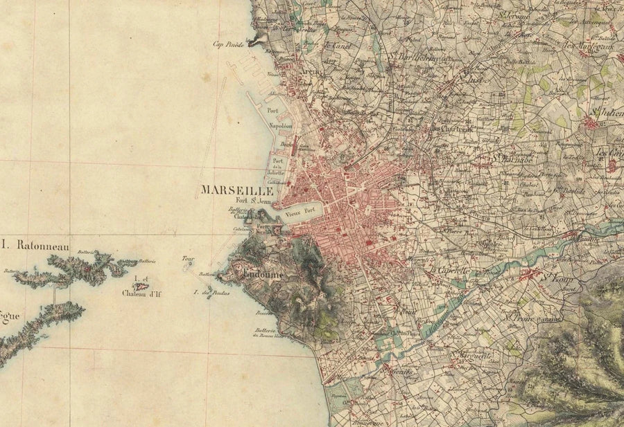 Mapa antiguo personalizado - Crea tu propio mapa de calles con código postal/código ZIP de los años 1800 y 1900 de la Ordnance Survey 