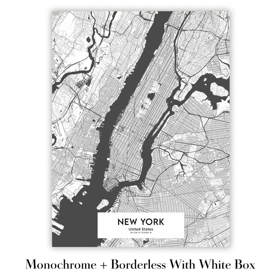 Carte de la ville moderne d&