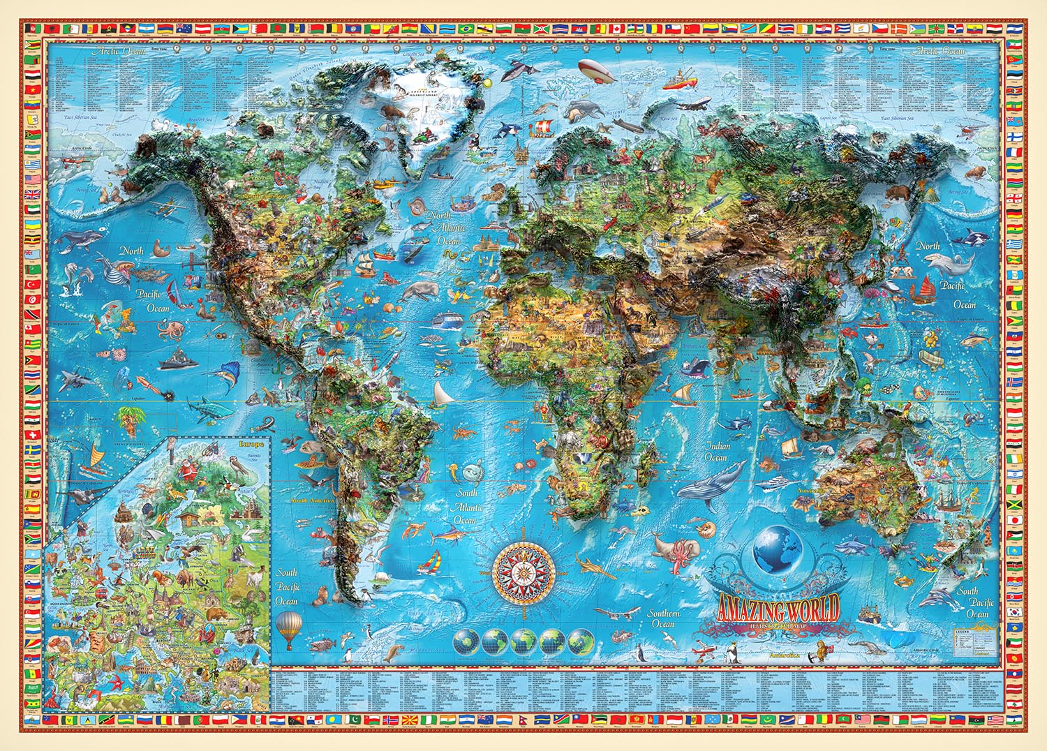 Image showing the difference between an Original map and a map that has undergone the Unique 3D transformation