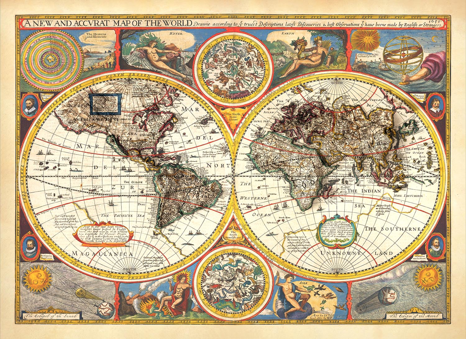 Image showing the difference between an Original map and a map that has undergone the Unique 3D transformation