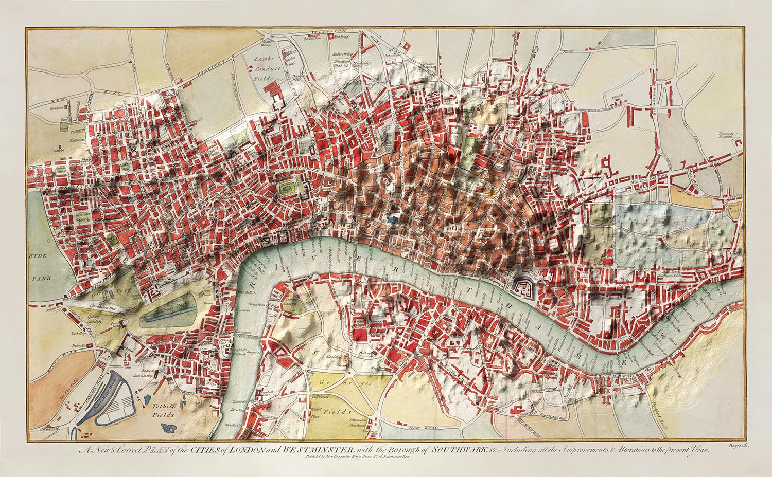 Image showing the difference between an Original map and a map that has undergone the Unique 3D transformation