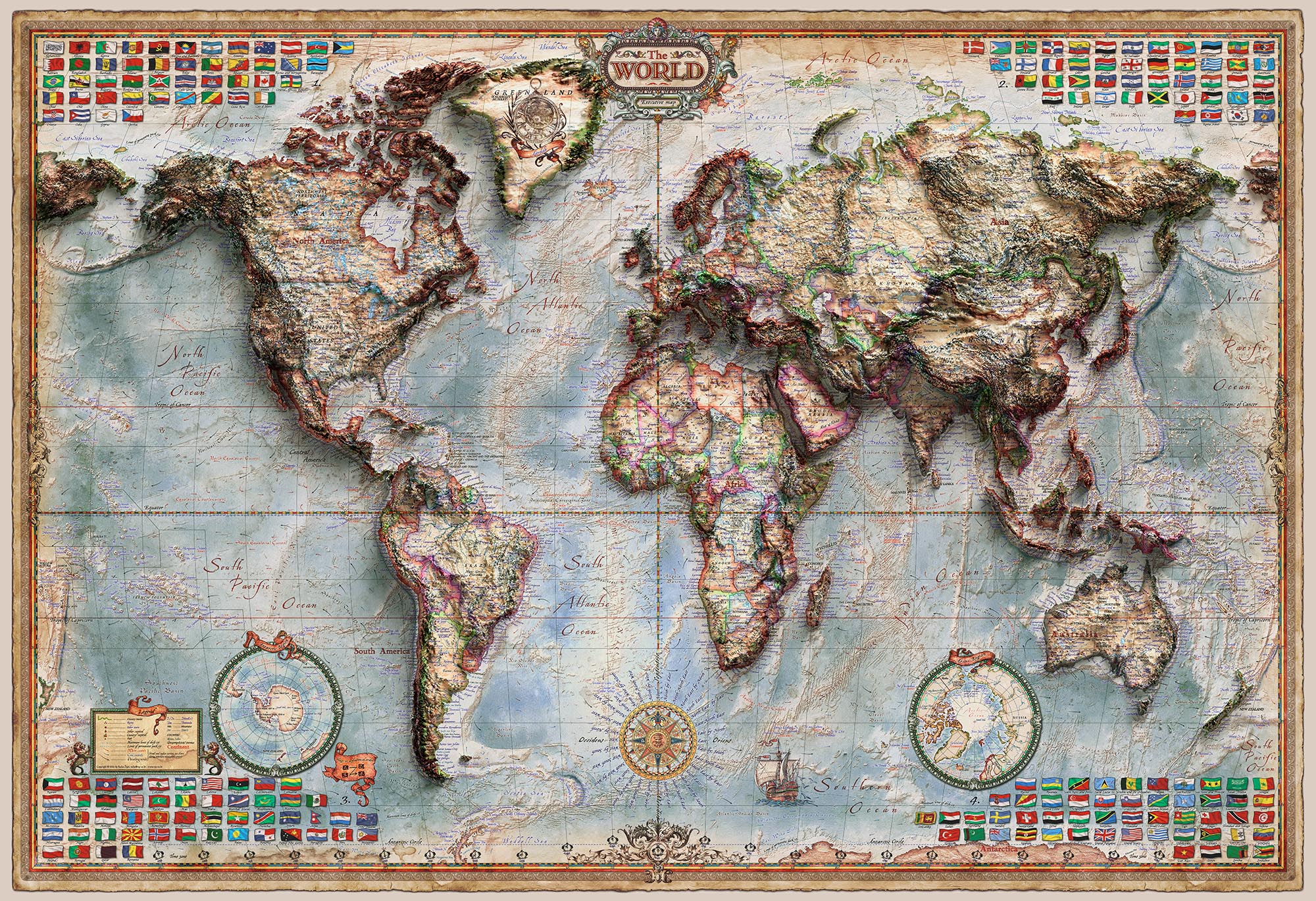 Image showing the difference between an Original map and a map that has undergone the Unique 3D transformation