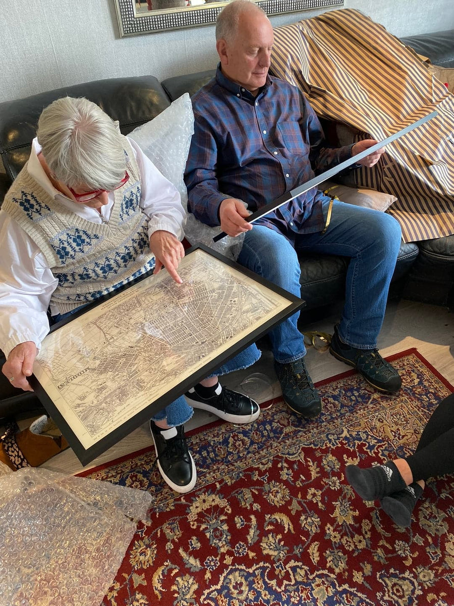 Mapa antiguo personalizado - Crea tu propio mapa de calles con código postal/código ZIP de los años 1800 y 1900 de la Ordnance Survey 