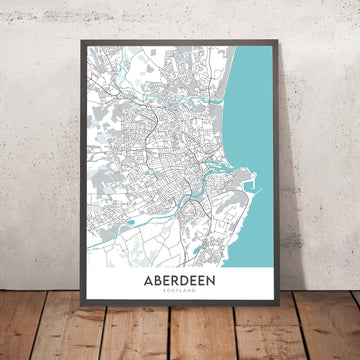 Plan de la ville moderne d&
