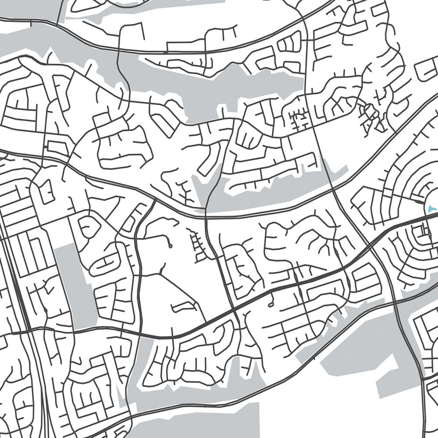 Moderne Stadtkarte von Chula Vista, CA: Castle Park, Eastlake, Interstate 5, Interstate 805, San Diego Bay 