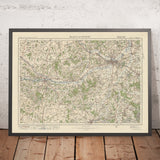 Mappa dell'Ordnance Survey Antica, Foglio 113 - Reading e Newbury, 1925: Wokingham, Basingstoke, Fleet, Kingsclere, Tadley 