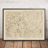Old Ordnance Survey Map, Sheet 38 - Doncaster, 1925: Rotherham, Gainsborough, Bawtry, Tickhill, Epworth
