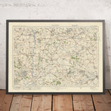 Mappa dell'Ordnance Survey Antica, Foglio 94 - Bicester, 1925: Buckingham, Brackley, Aylesbury, Kidlington, Woodstock 