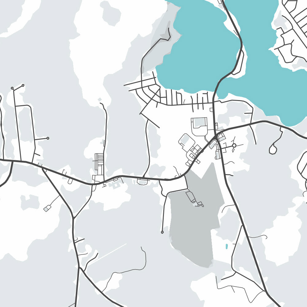 Plan de la ville moderne d'Halifax, MA : lieu historique national de la Citadelle d'Halifax, parc Point Pleasant, Peggy's Cove, horloge de la vieille ville, Province House