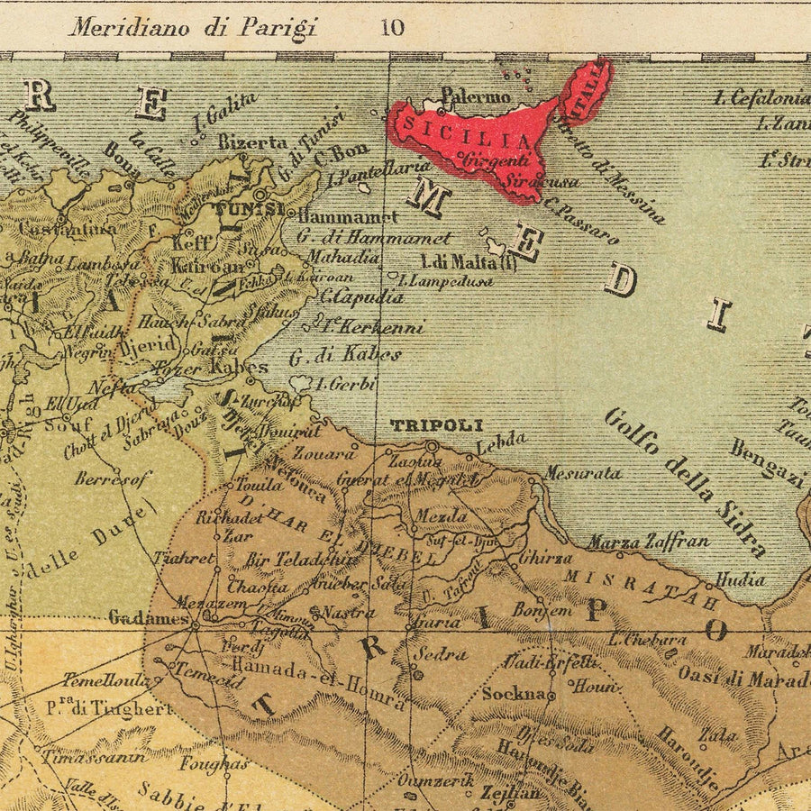 Grande Mappa Antica dell&