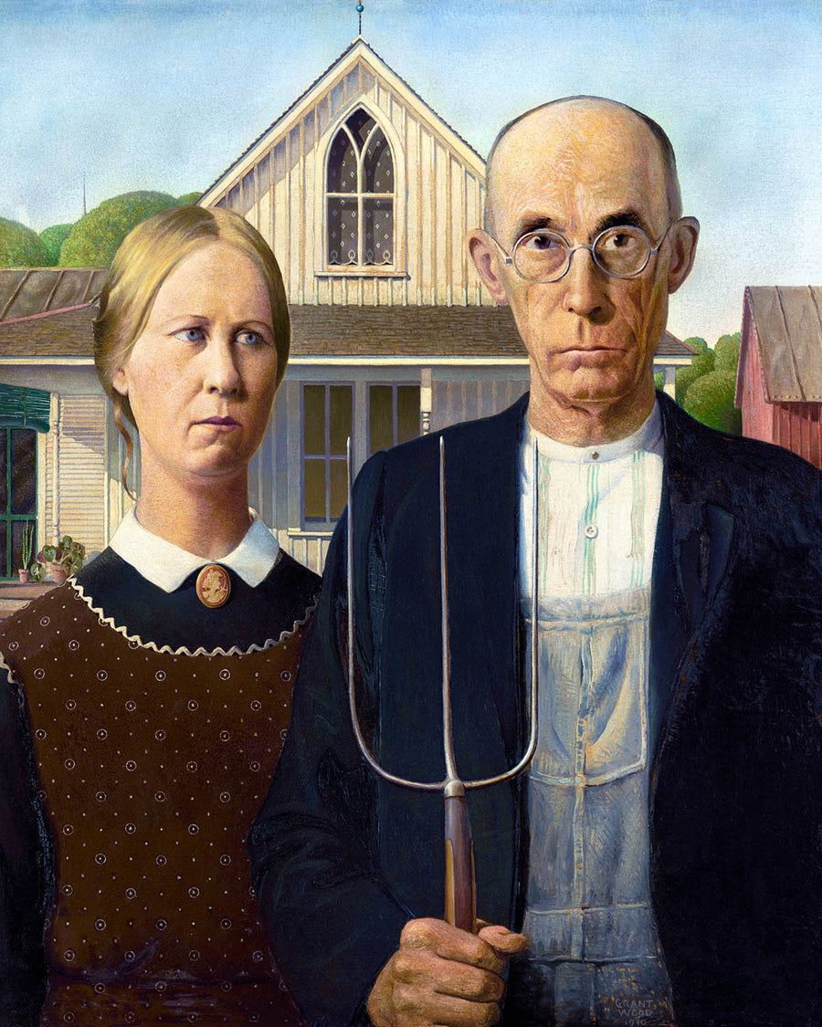 American Gothic von Grant Wood, 1930 