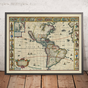 Rara Mappa Antica dell&