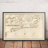 Alte brasilianische Seekarte von Heather, 1808: Rio de Janeiro, Cape Frio, Salvador 