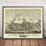 Bataille de la Nouvelle-Orléans et mort du major-général Packenham par William Edward West, 1817