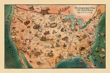 La versión coloreada del mapa