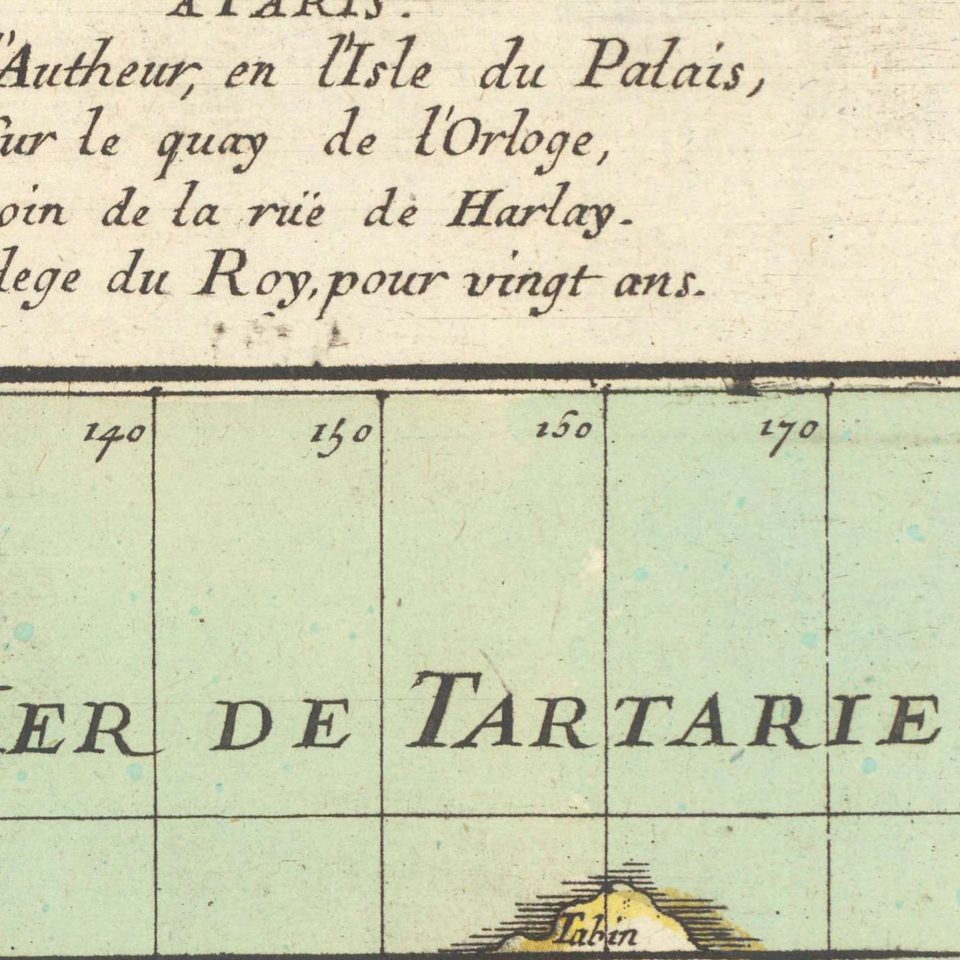 Old World Map Shipping & Trade by Du Val, 1677: West Indies & East Indies, Island of California, Mythical Antarctica,