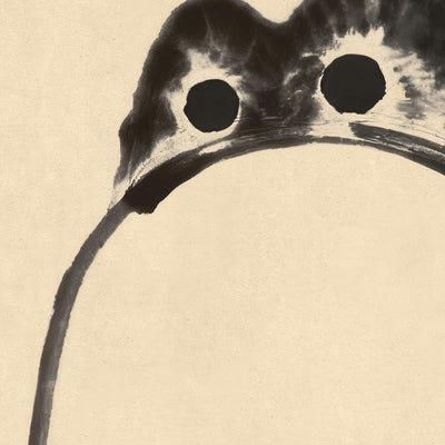 Disappointed Frog by Ike no Taiga, 1775