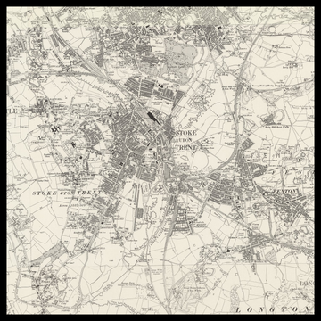 An old Ordnance Survey map of Stoke-on-Trent