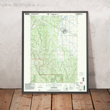 Map of New Meadows, Idaho by USGS, 2004 – Payette National Forest & McCall