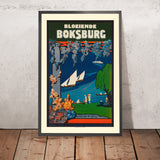 Vintage-Reiseposter von Boksburg, Südafrika 