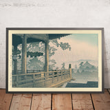 Nigatsu-do au temple Tōdai-ji à Nara par Hasui Kawase, 1935 