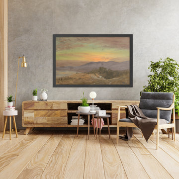 A framed image of 