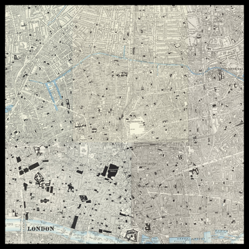 An old Ordnance Survey map of Shoreditch