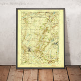 Old Map of Woodstock, Illinois by USGS, 1926 – Crystal Lake, McHenry & Fox River