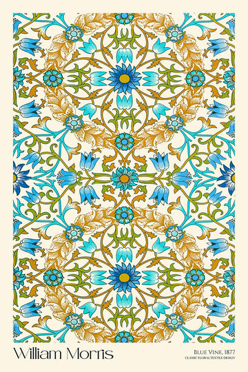 Blue Vine by William Morris, 1877