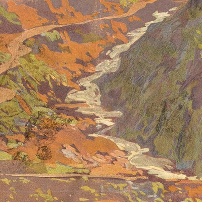 Southwest France Travel Poster: Chemin de fer du Midi by Louis Tauzin, 1910