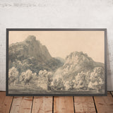 Cascada de Lodore, Cumberland por Turner, 1800 