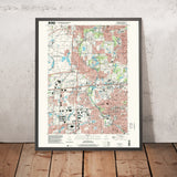 Map of Naperville, Illinois by USGS, 1998 – Aurora, Lisle & DuPage River