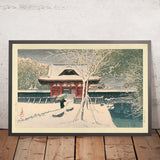 Neve nel Parco Shiba di Hasui Kawase, 1935 