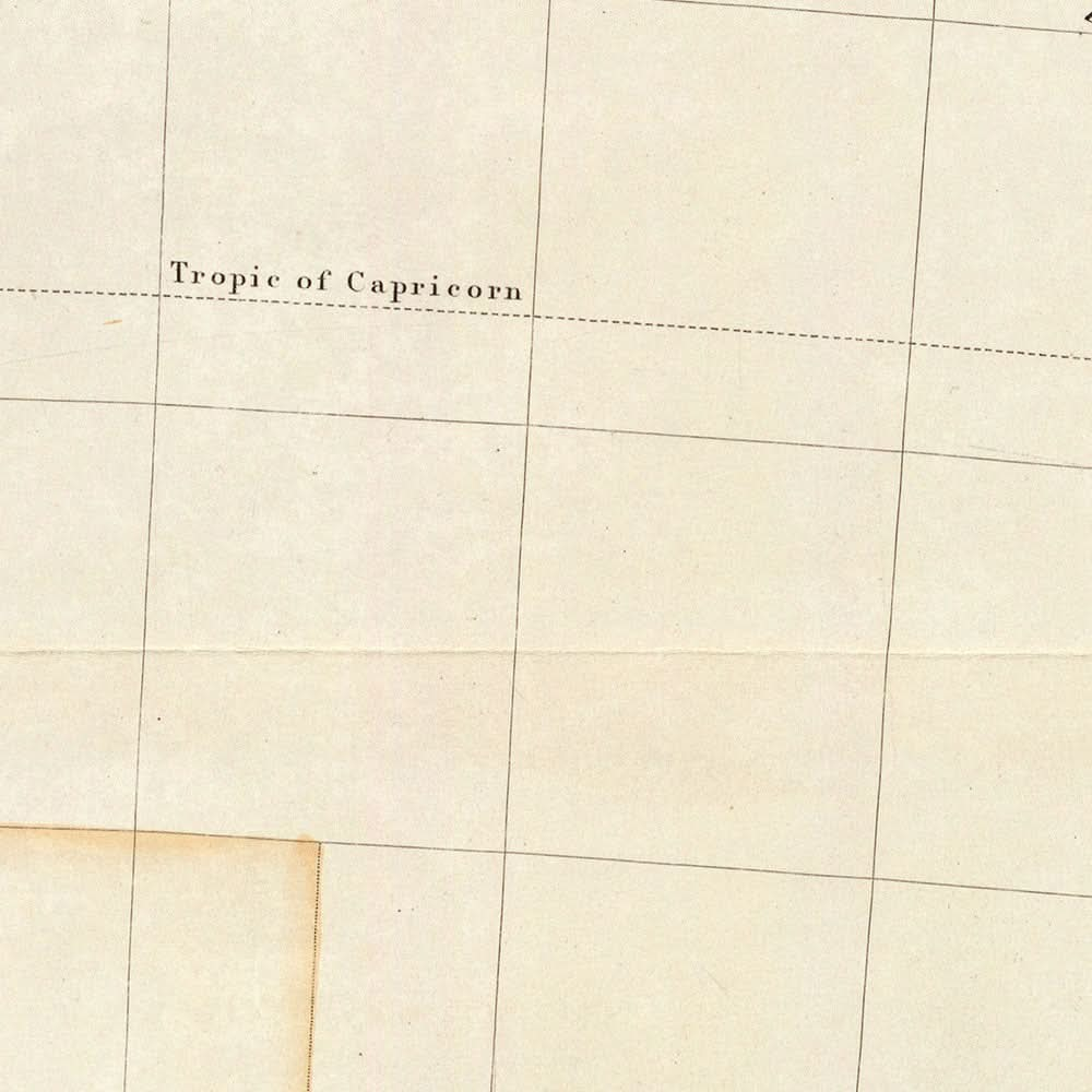 Alte Karte von Australien im Osten von Arrowsmith, 1844: Sydney, Adelaide, Hobart, Carpentaria, Tasmanien 