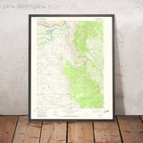 Old Map of Palisade, Colorado by USGS, 1962 – Colorado River & Monument Hill