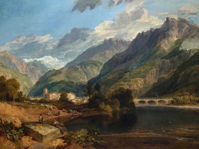 Bonneville, Savoie par Turner, 1803 