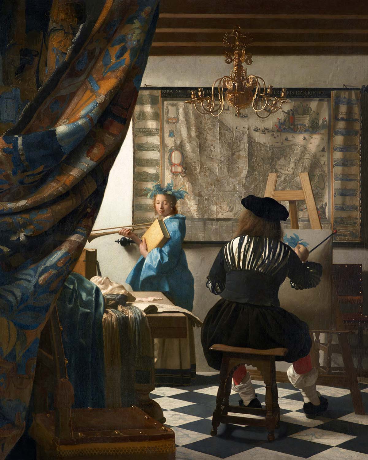 Die Allegorie der Malerei von Johannes Vermeer, 1666 