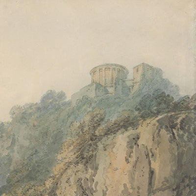 Tivoli avec le Temple de la Sybille et les Cascades par Turner, 1796 