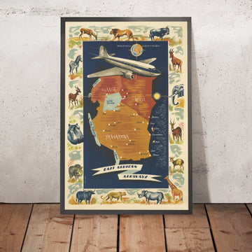 A framed image of 