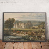 Vista del Castello di Hampton Court, Herefordshire, da sud-est di Turner, 1806 