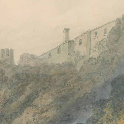 Tivoli avec le Temple de la Sybille et les Cascades par Turner, 1796 