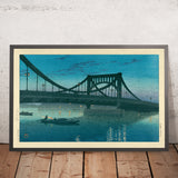 Kiyosu Bridge by Hasui Kawase, 1935