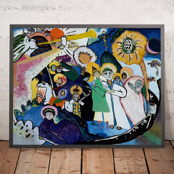 A framed image of 