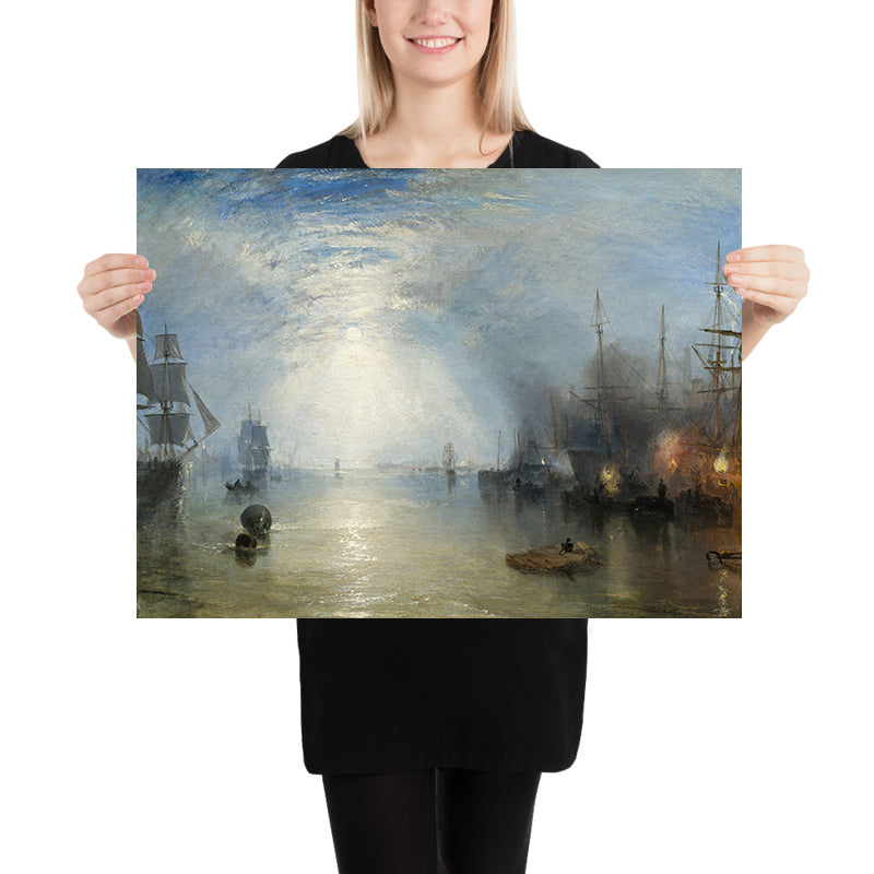 Keelmen Heaving in Coals by Moonlight par Turner, 1835 